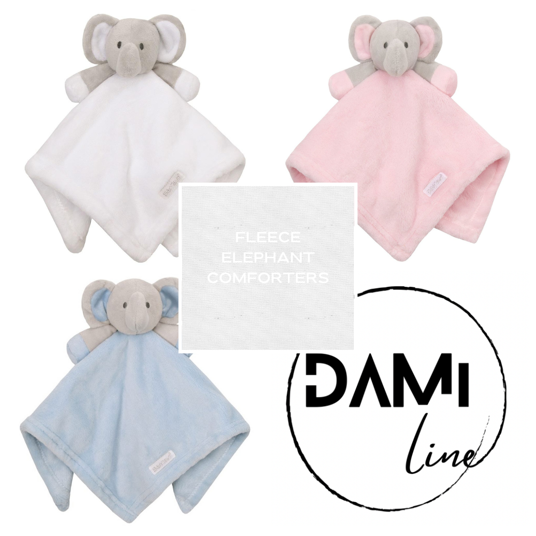 Personalised fleece elephant comforter