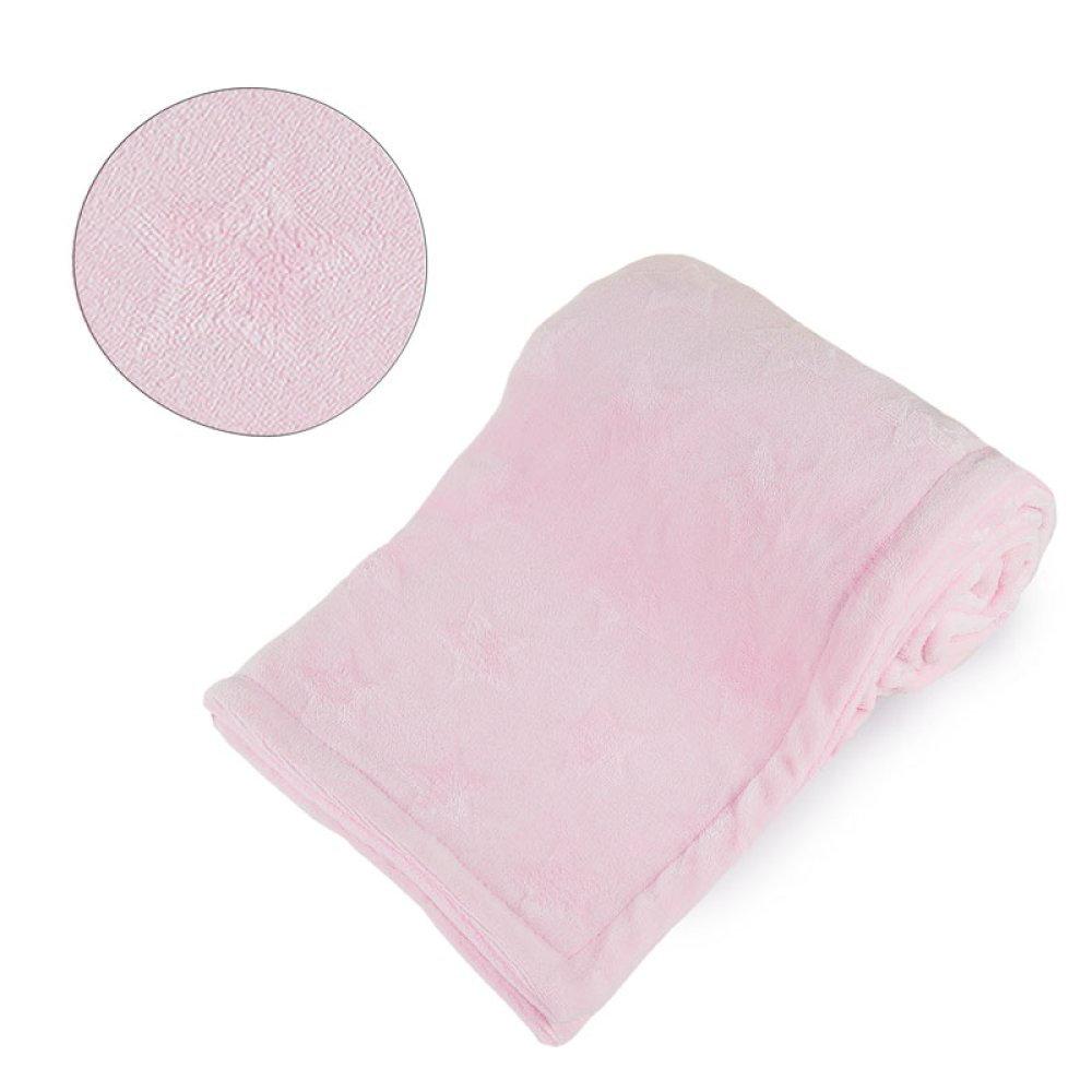 Personalised star embossed blanket.