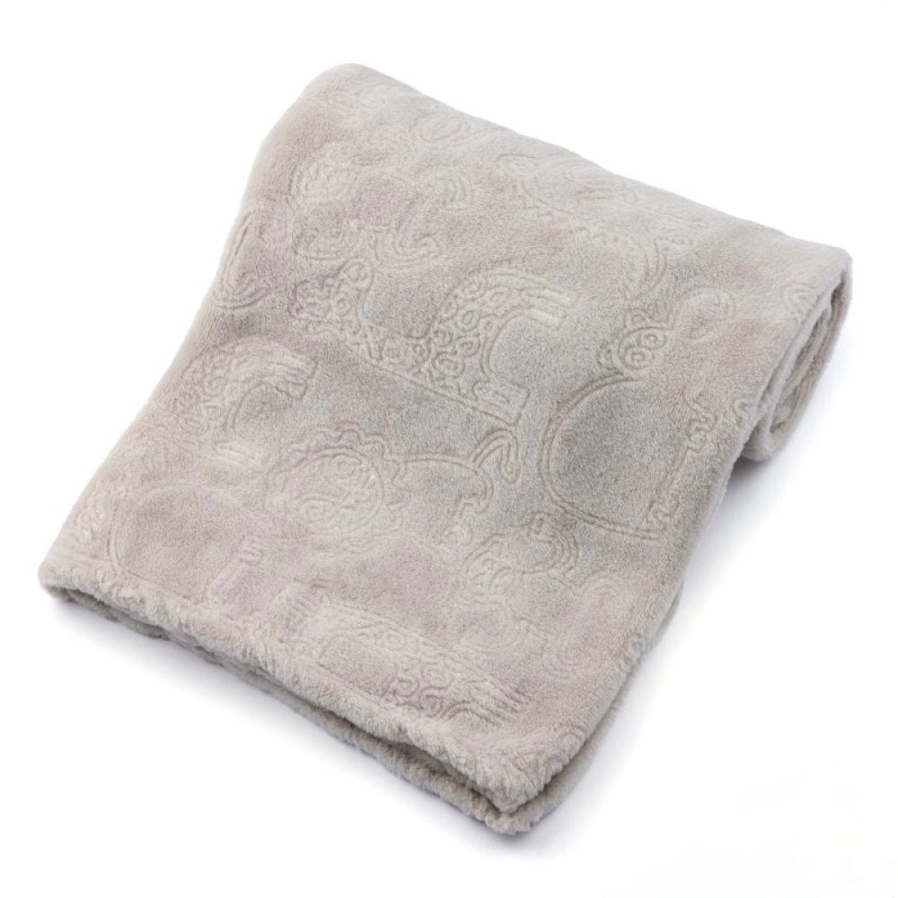 Personalised baby blanket, bunny or puppy comforter gift set