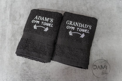 Personalised gym towel | Sweat towel | Workout towel | 60x40 cm