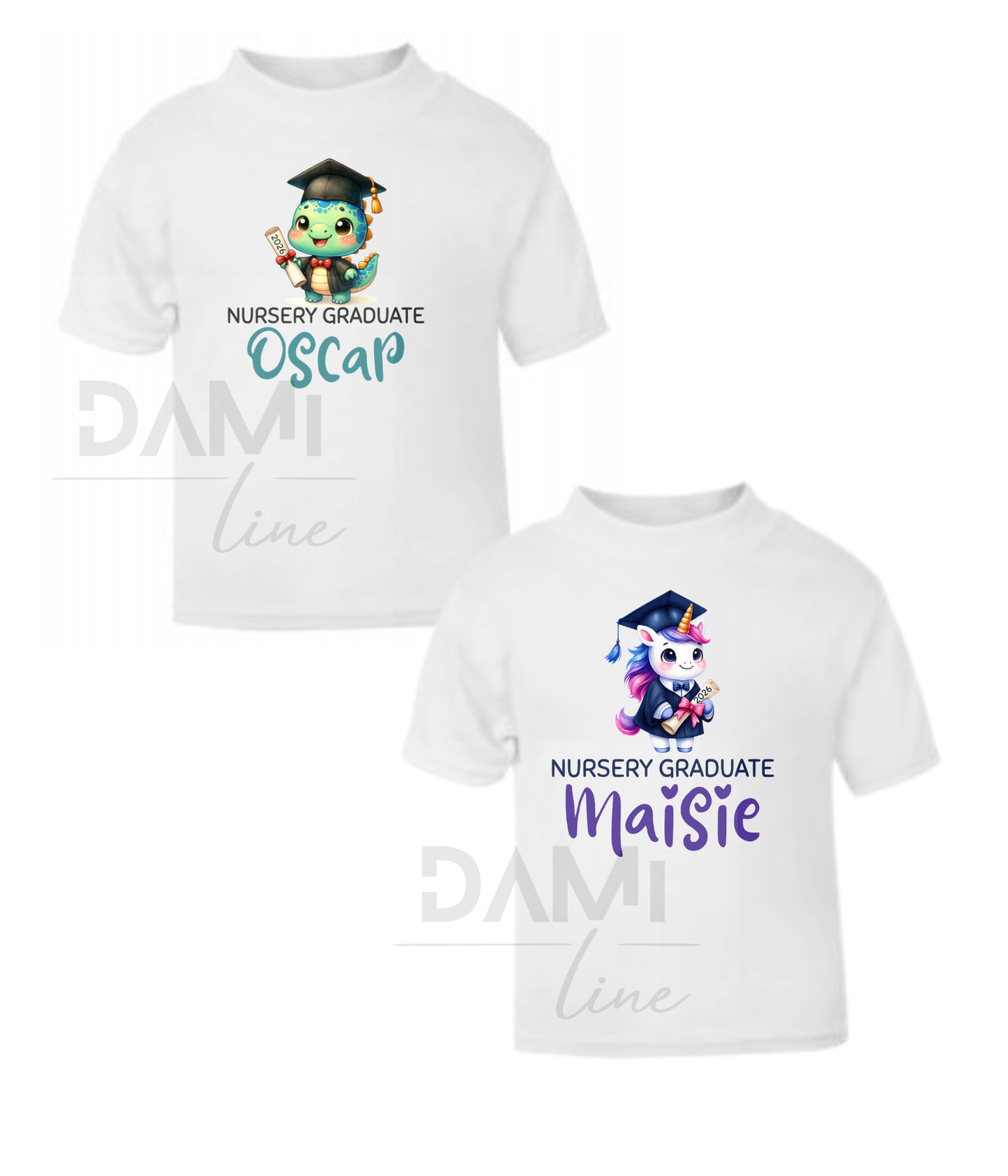 Nursery graduate 2026 PRINTED T- shirt