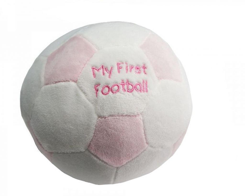 "My First football" baby soft toy with rattle