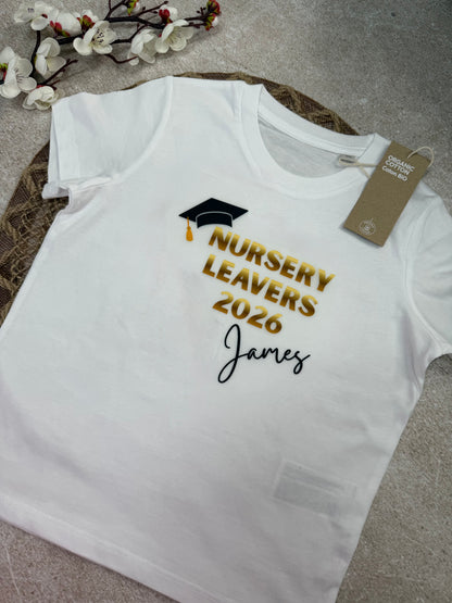 Nursery leavers 2026 PRINTED T- shirt