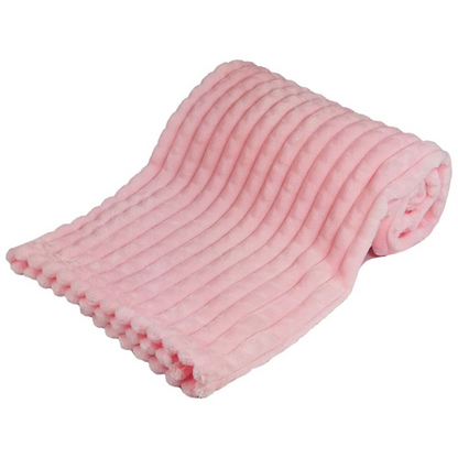 Personalised Baby Girl Gift Set – Pink Blanket, Elephant Comforter & Knitted Booties in Gift Box