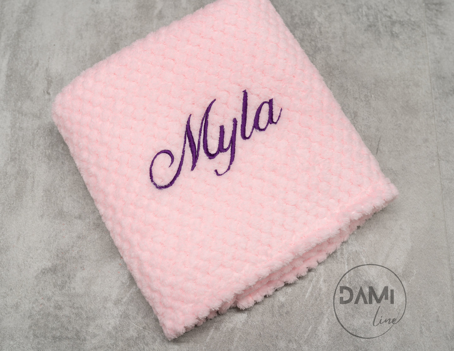 Personalised baby blanket, lion comforter gift set for baby girl or boy