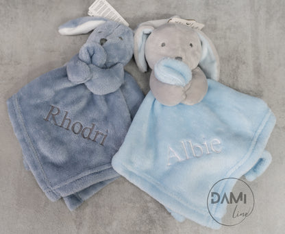 Personalised fleece bunny comforter