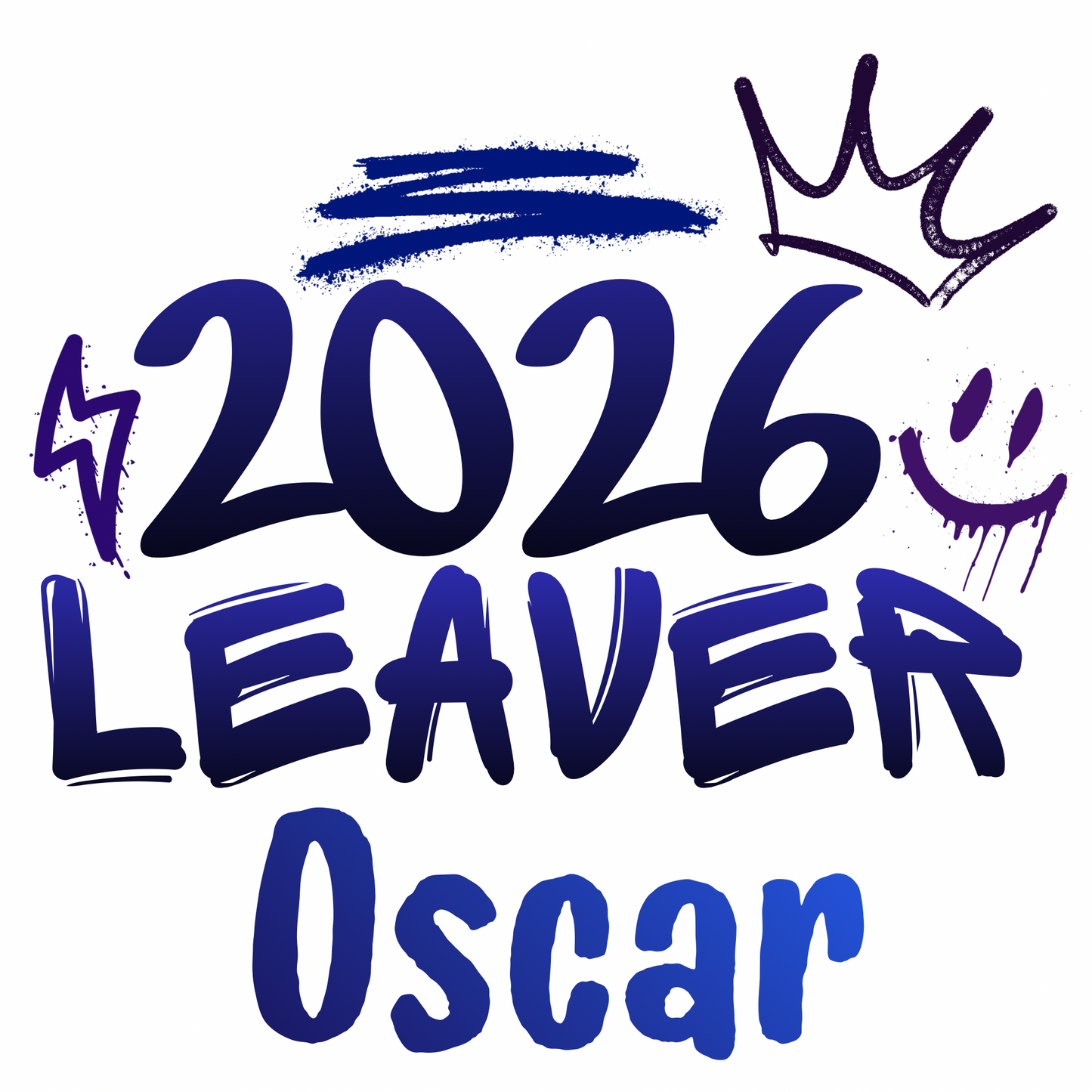 Leavers 2026 Sign On Shirt | School Autograph Shirt PRINTED