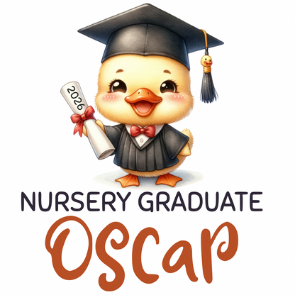Nursery graduate 2026 PRINTED T- shirt