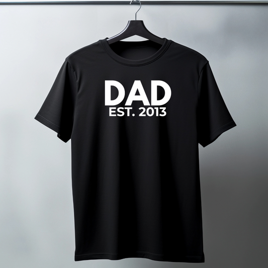 Dad Personalised T-Shirt – Custom Name Gift for Father’s Day