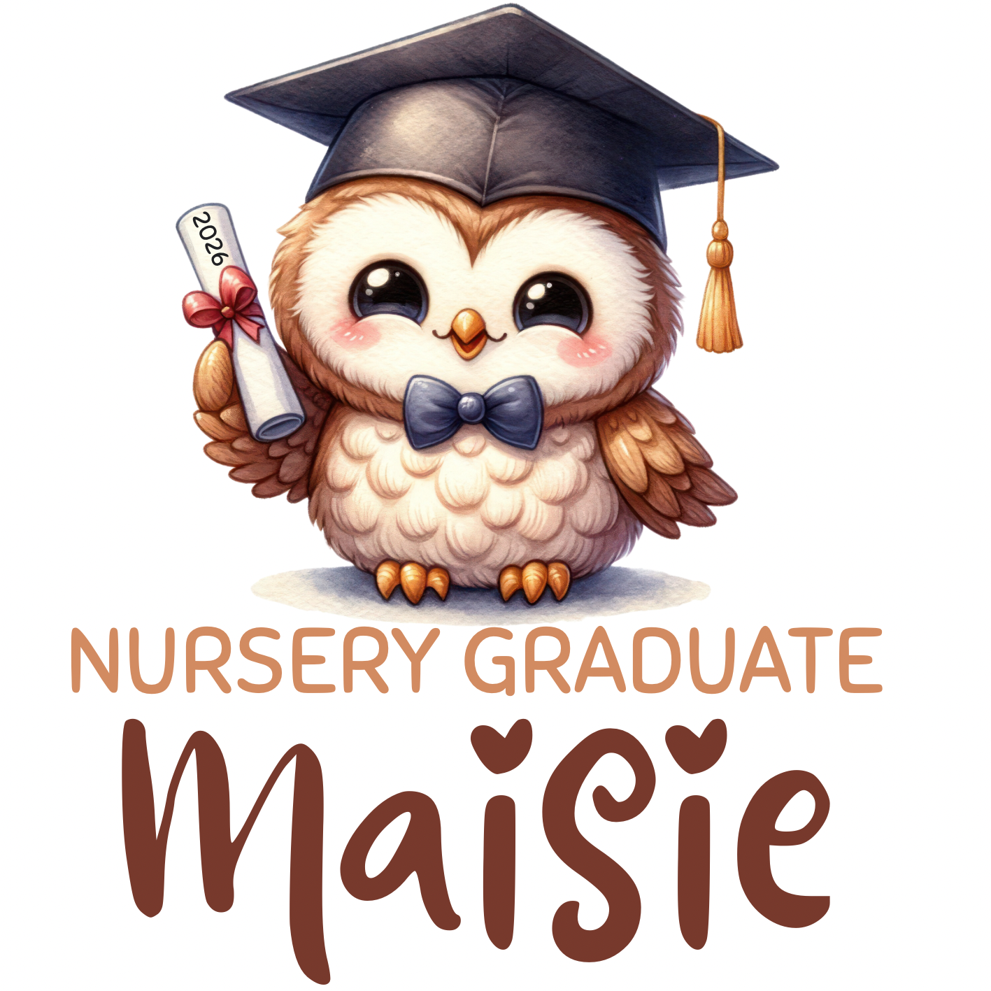 Nursery graduate 2026 PRINTED T- shirt