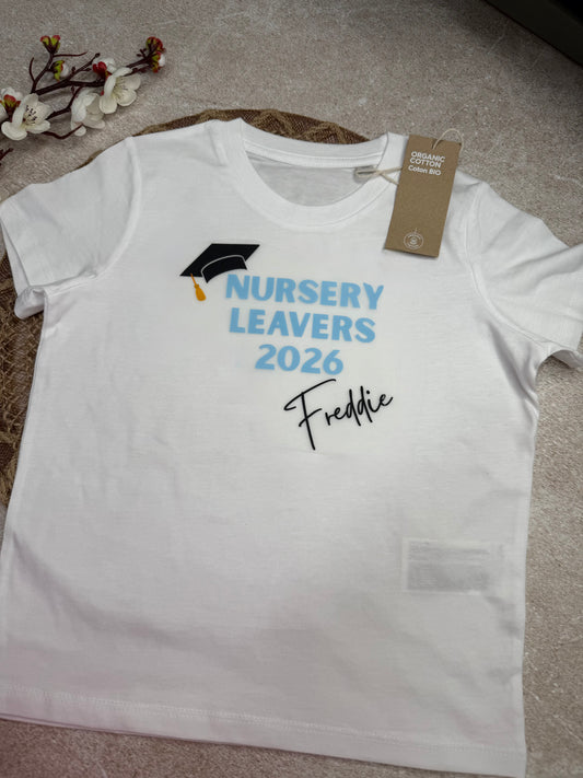Nursery leavers 2026 PRINTED T- shirt