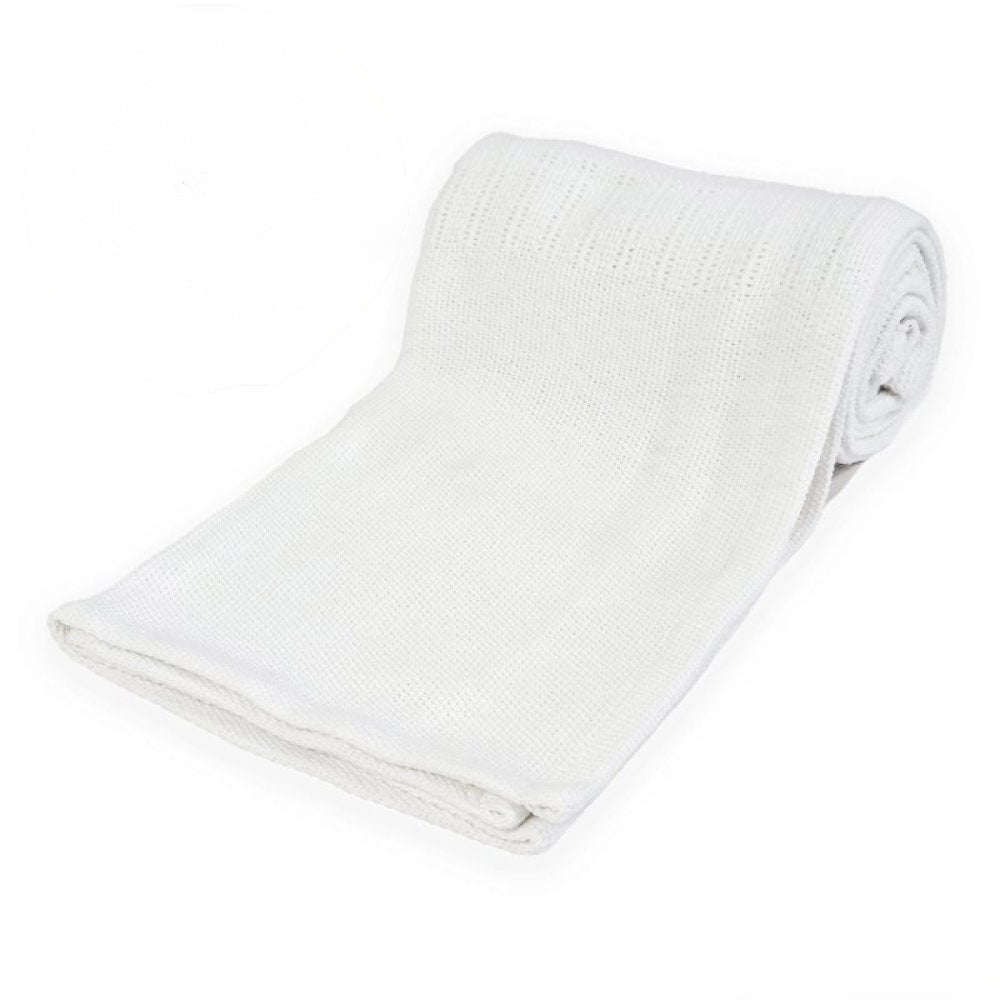 Personalised cellular cotton baby blanket. Multiple colours available