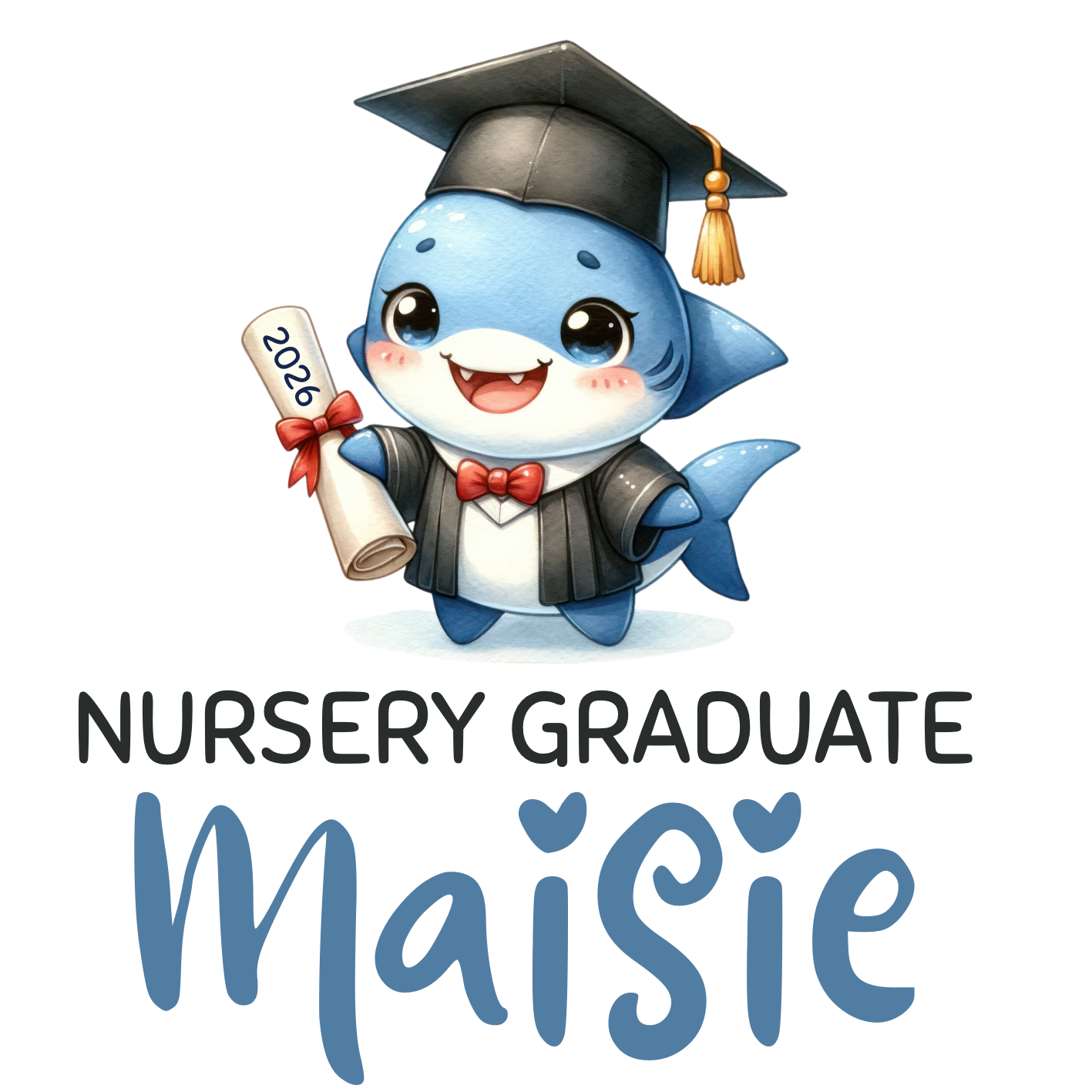 Nursery graduate 2026 PRINTED T- shirt