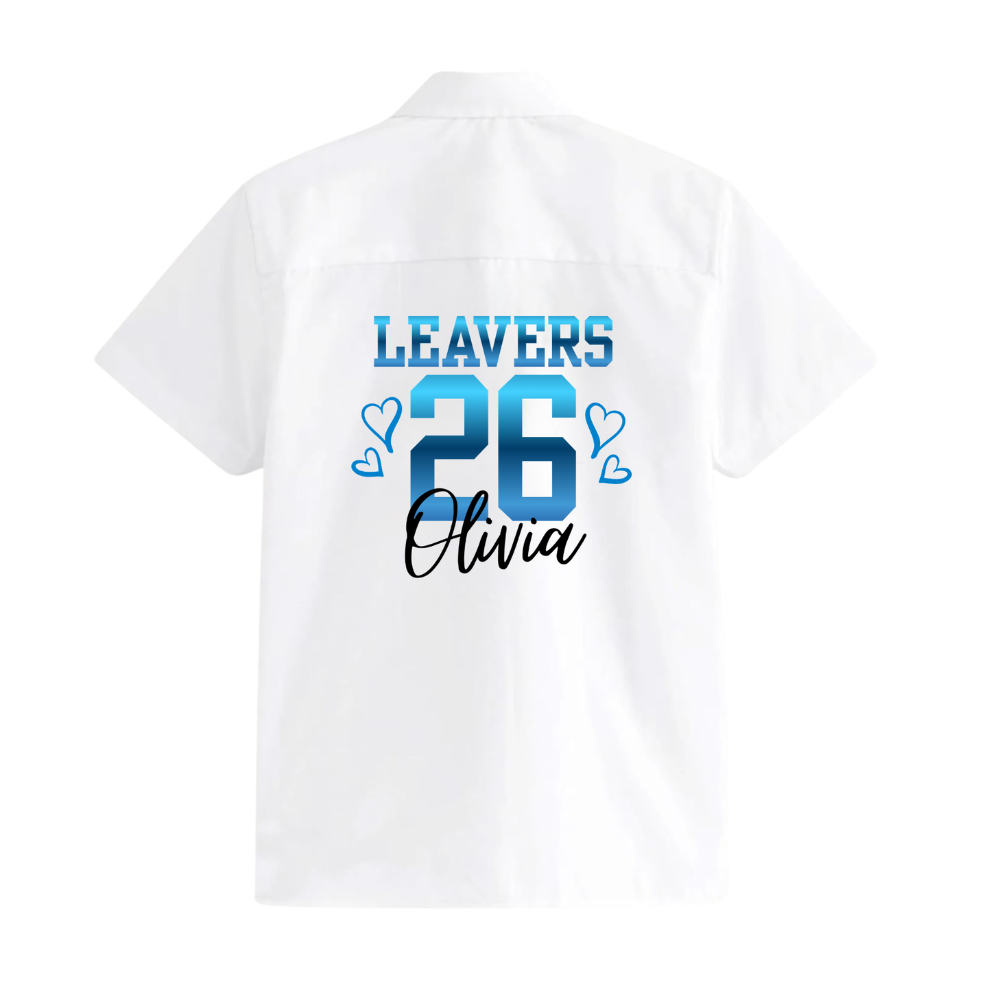 Leavers 2026 Sign On Shirt | School Autograph Shirt PRINTED