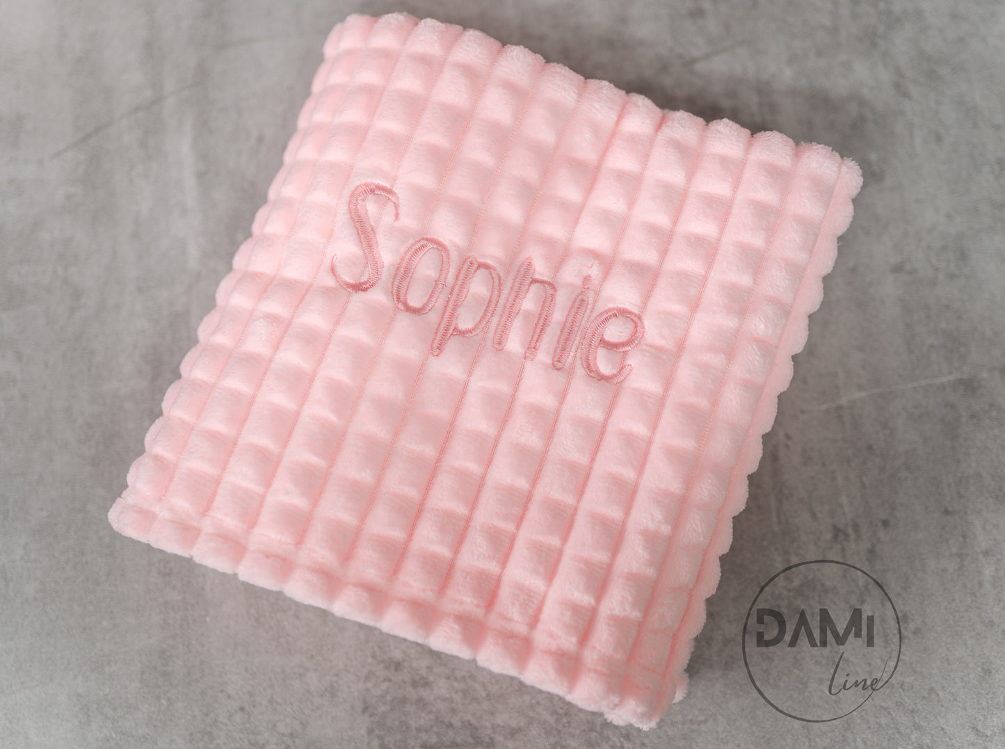 Personalised waffle blanket. Multiple colours available.