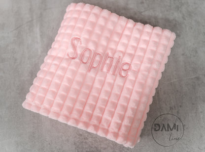 Personalised waffle blanket. Multiple colours available.