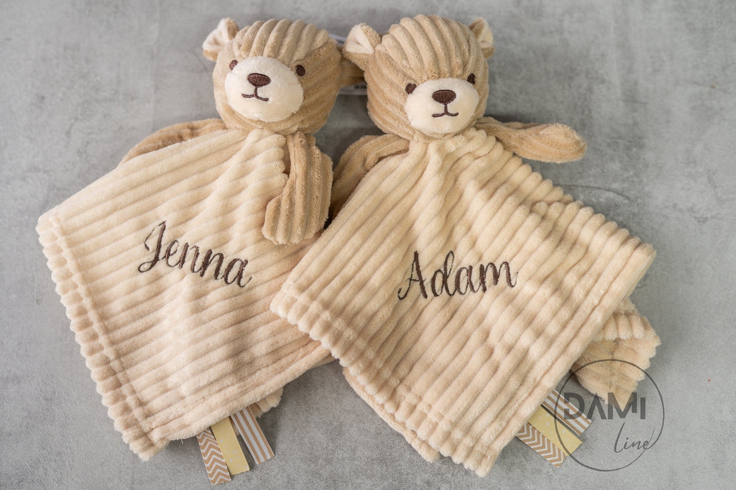 Personalised comforter-bear,giraffe, bunny