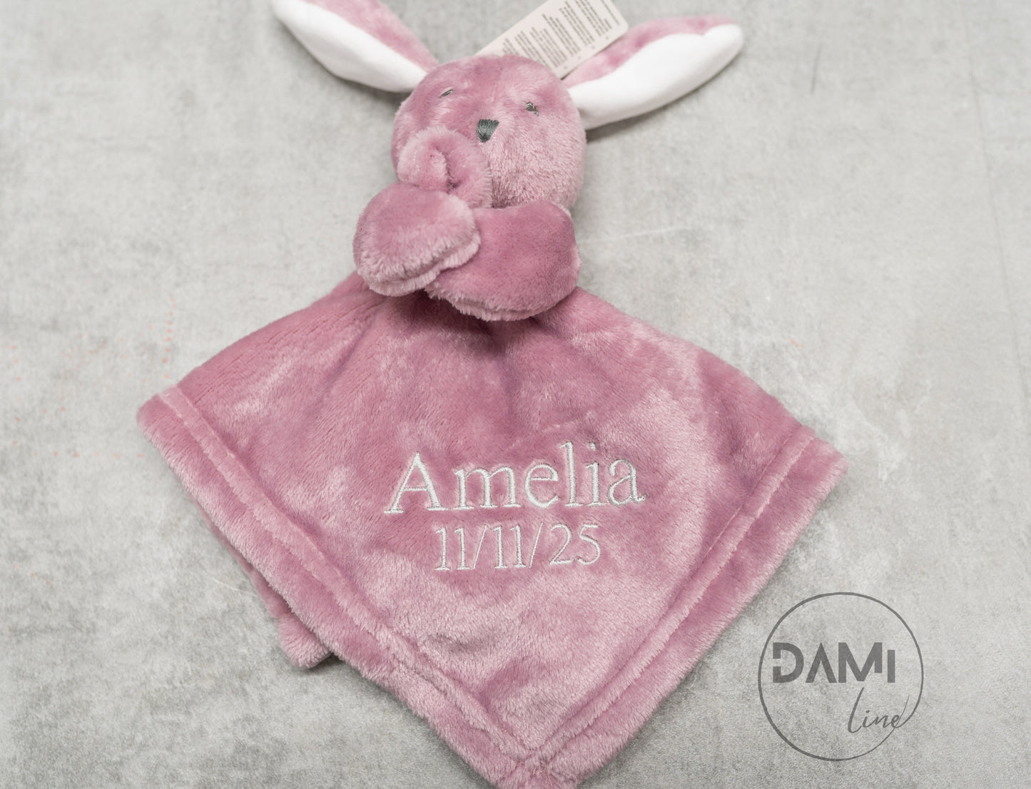 Personalised fleece bunny comforter