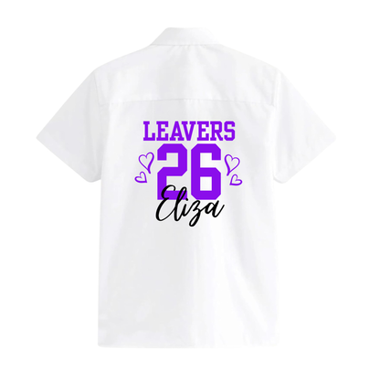 Leavers 2026 Sign On Shirt | School Autograph Shirt PRINTED