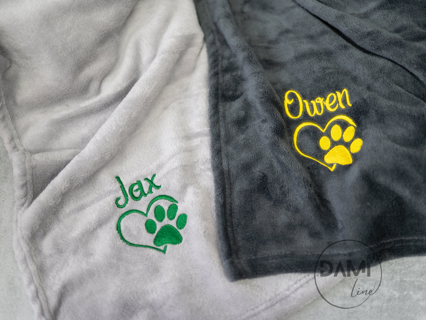 Personalised large dog blanket, pet blanket, size 150x100 cm