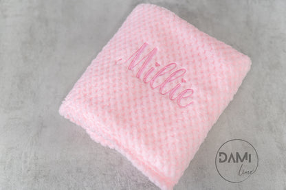 Personalised honeycomb blanket. Multiple colours available.