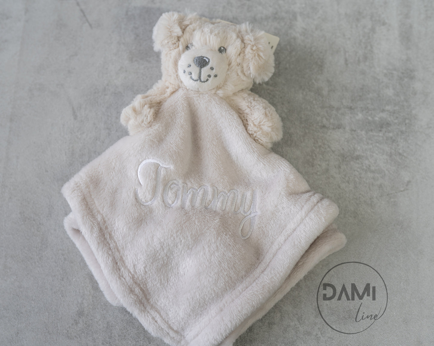 Personalised fleece puppy comforter
