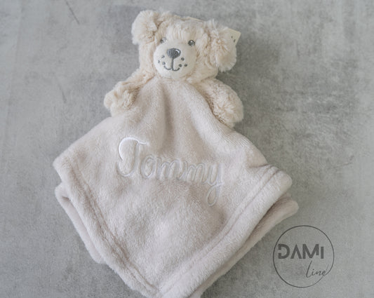 Personalised fleece puppy comforter