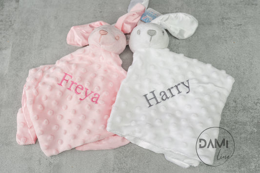 Personalised bunny comforter