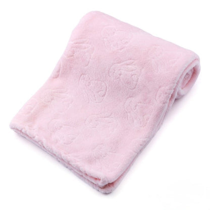 Personalised fleece blanket. Multiple colour options.