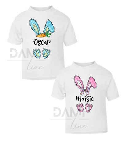 Easter bunny personalised PRINTED T- shirt