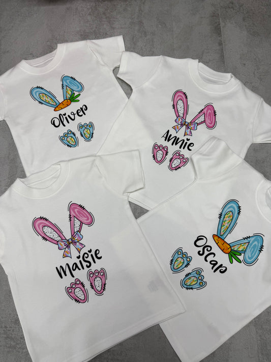 Easter bunny personalised PRINTED T- shirt