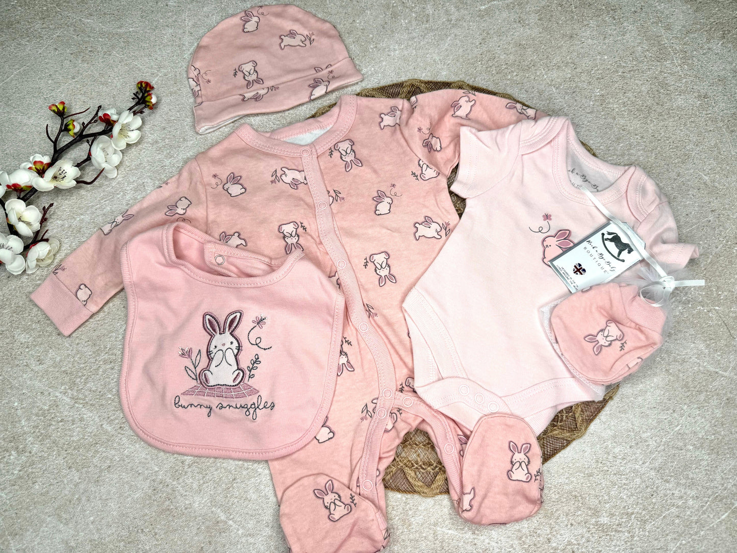 Baby 5pcs outfit - bunny