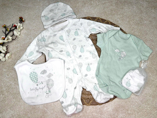 Baby 5pcs outfit - hot air balloon