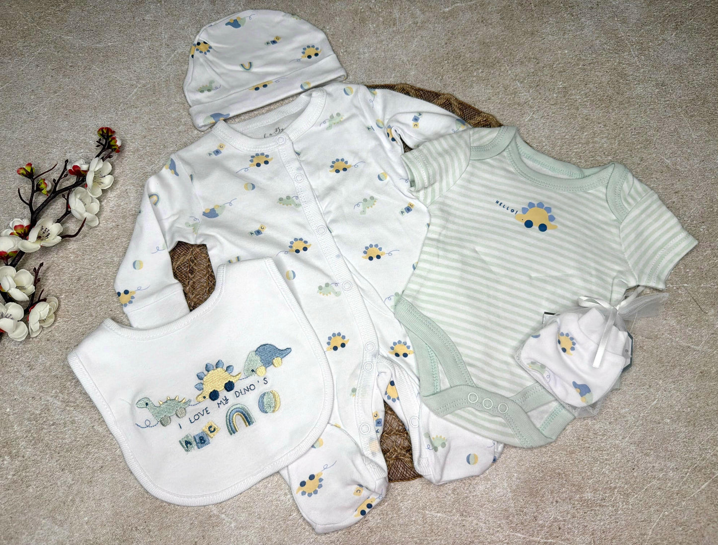 Baby 5pcs outfit - dinosaur