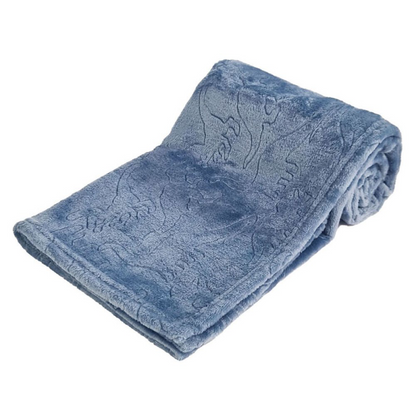 Personalised fleece blanket. Multiple colour options.