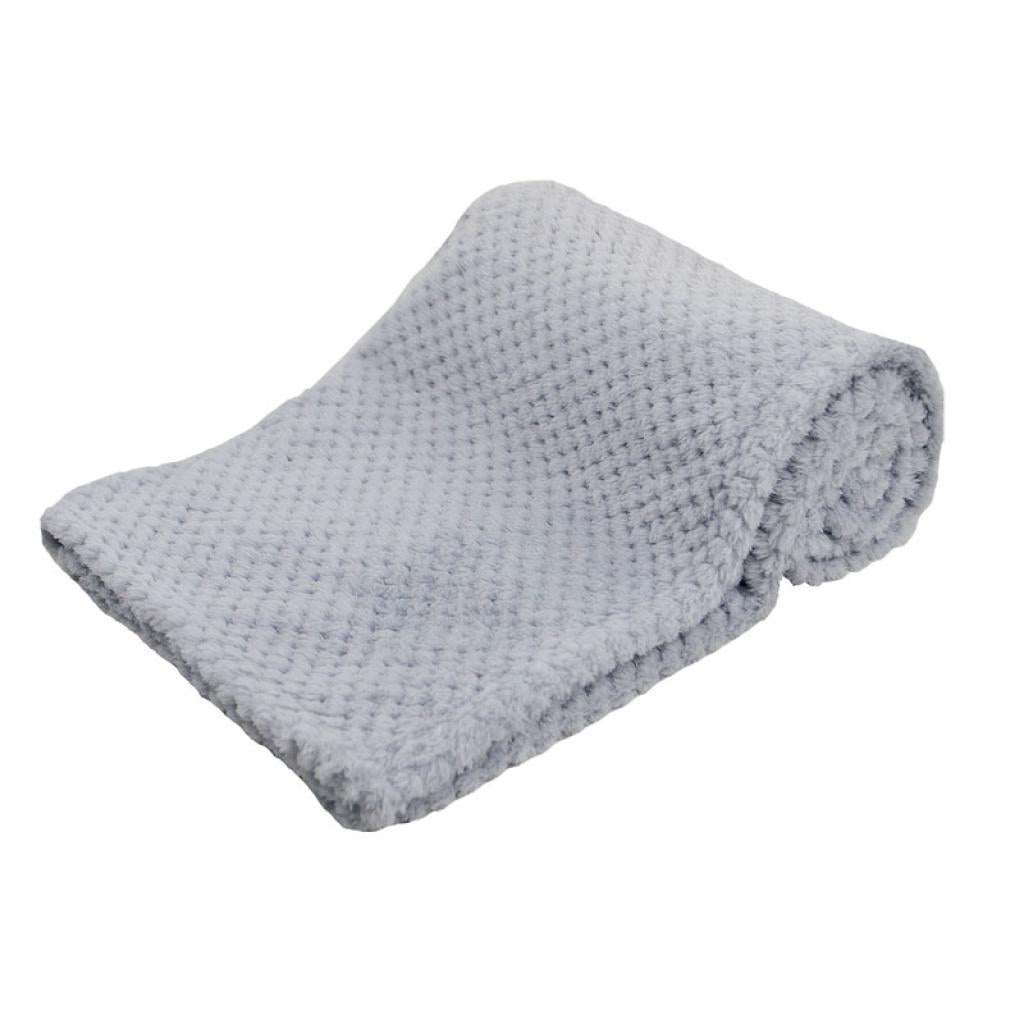 Light grey honeycomb blanket