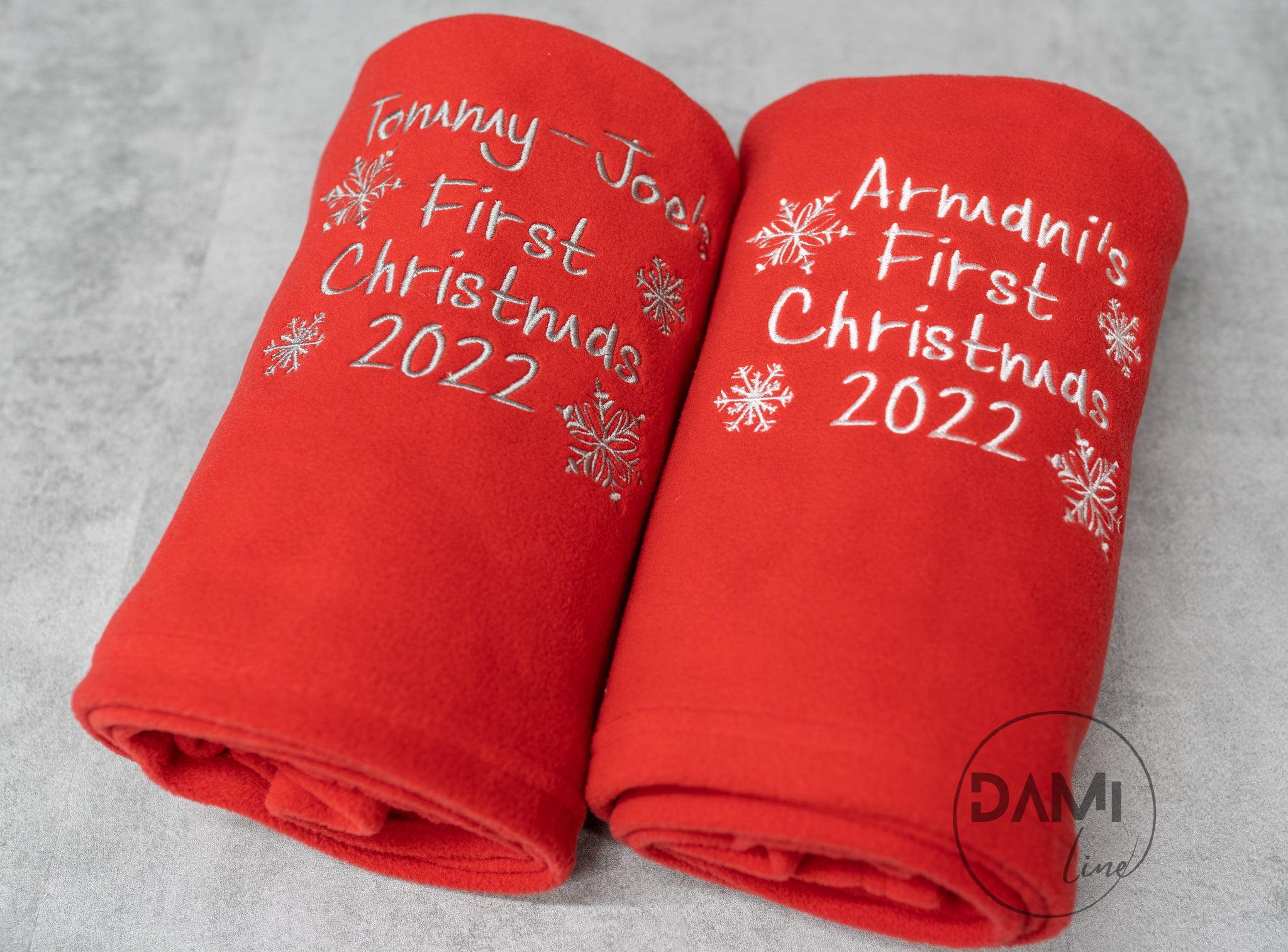 Baby's first sales christmas blanket