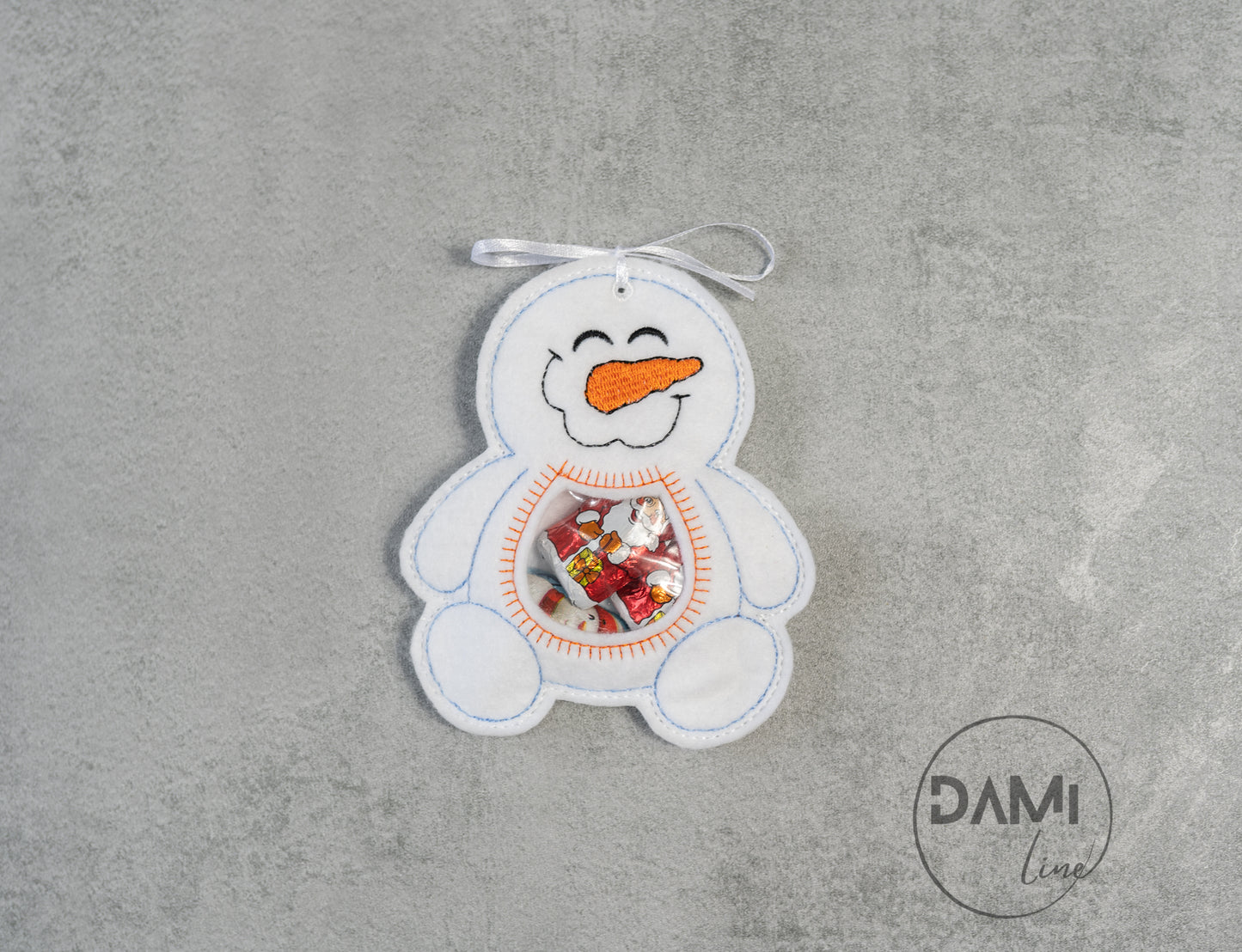 Snowman Treat Bag, Gift Bag, Party Favour, Stocking filler, Christmas Eve box filler