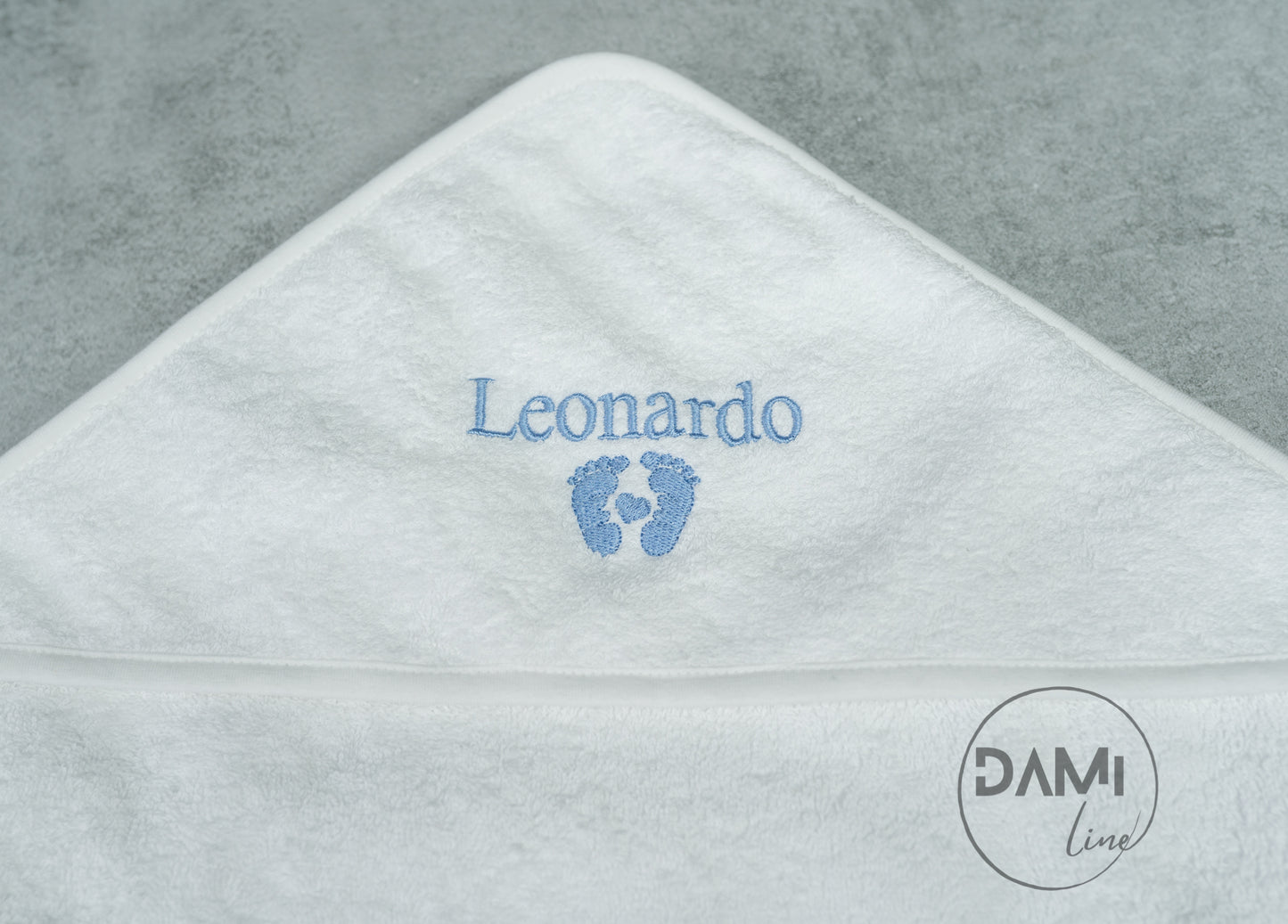 Personalised hooded baby towel