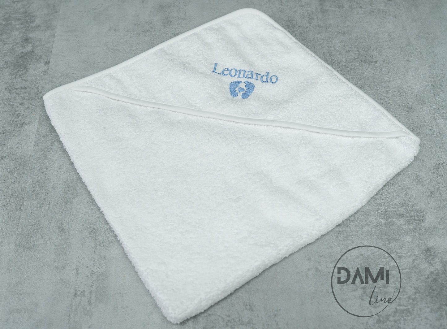 Personalised hooded baby towel