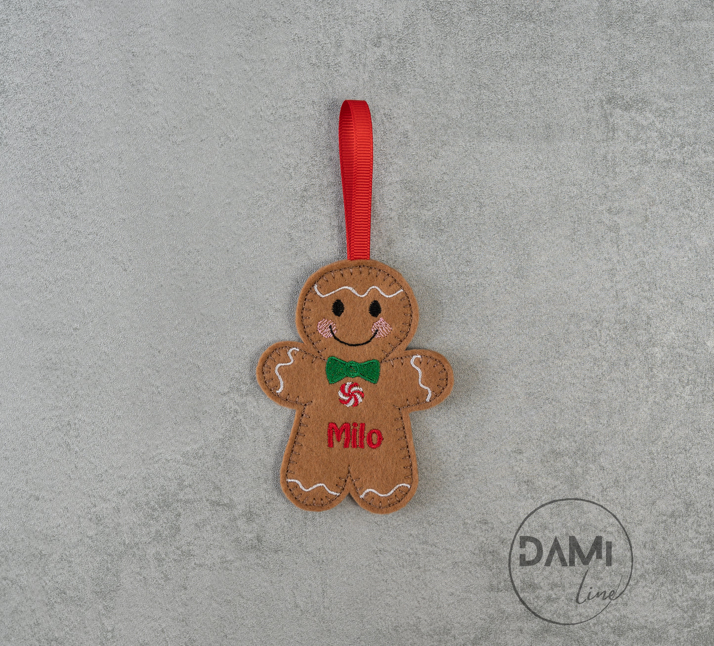 Gingerbread Boy Personalised Christmas Tree decorations