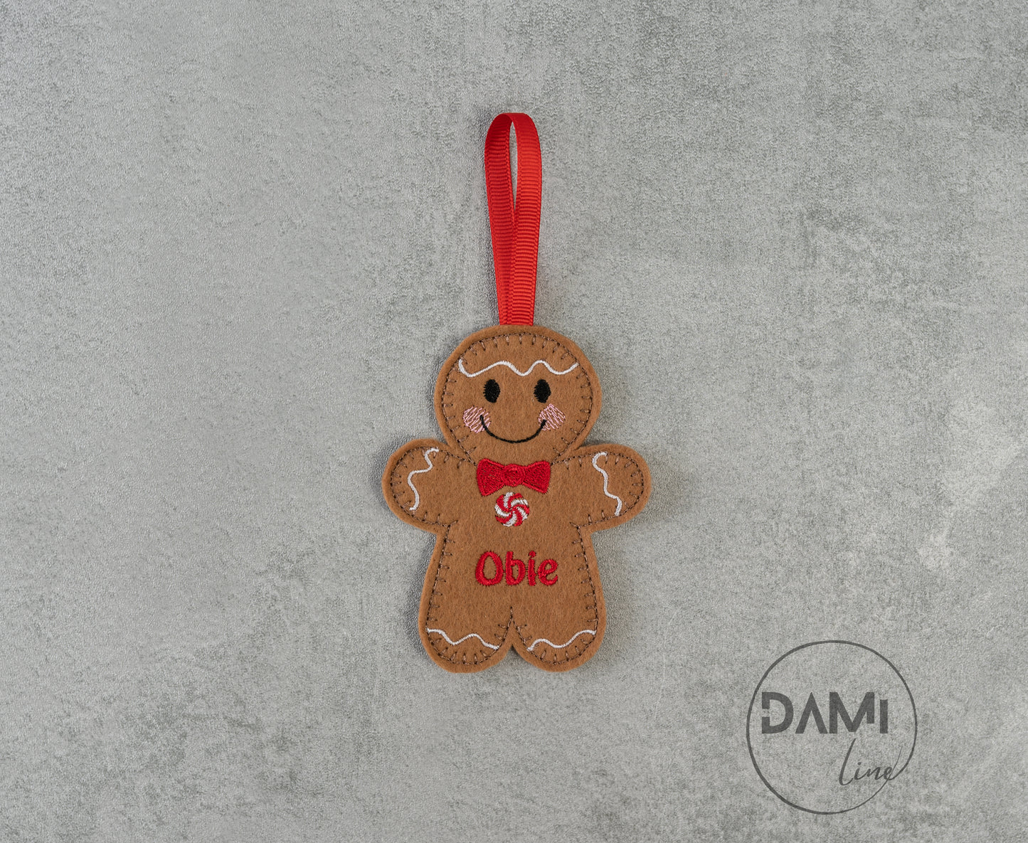 Gingerbread Boy Personalised Christmas Tree decorations