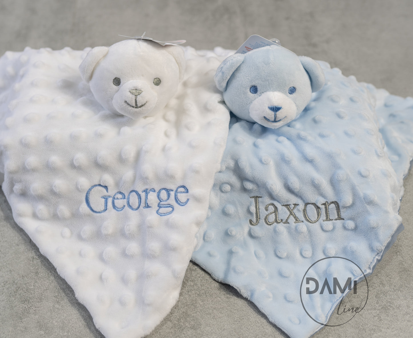 Personalised bear comforter