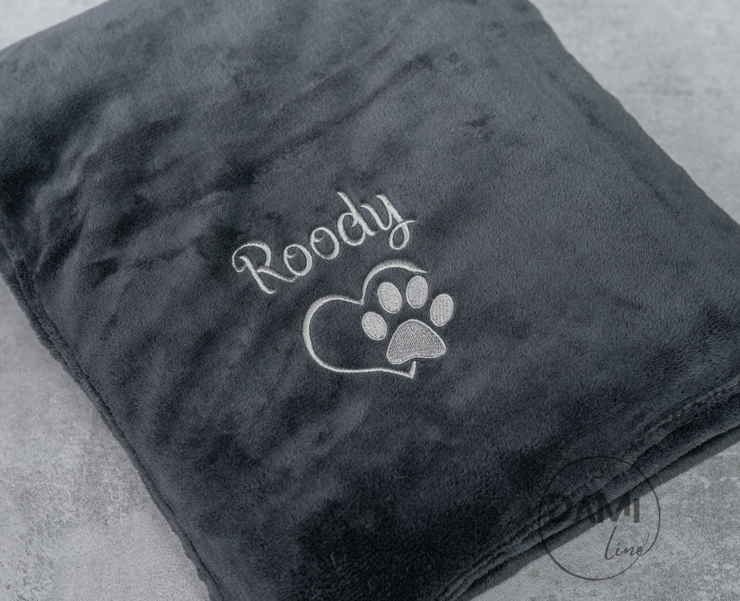 Personalised large dog blanket, pet blanket, size 150x100 cm