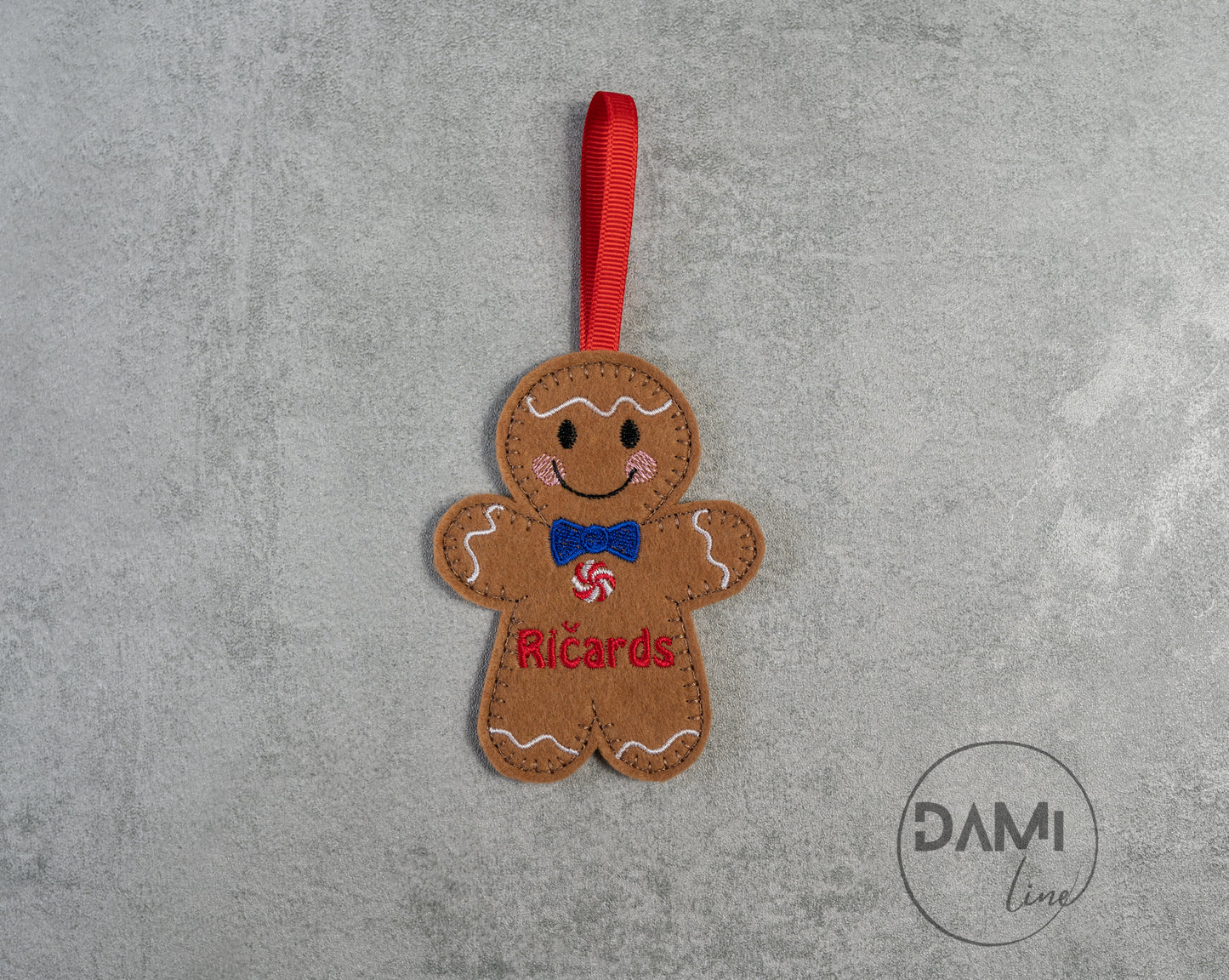 Gingerbread Boy Personalised Christmas Tree decorations