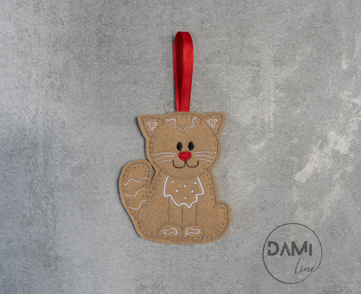 Cat personalised Christmas Decoration