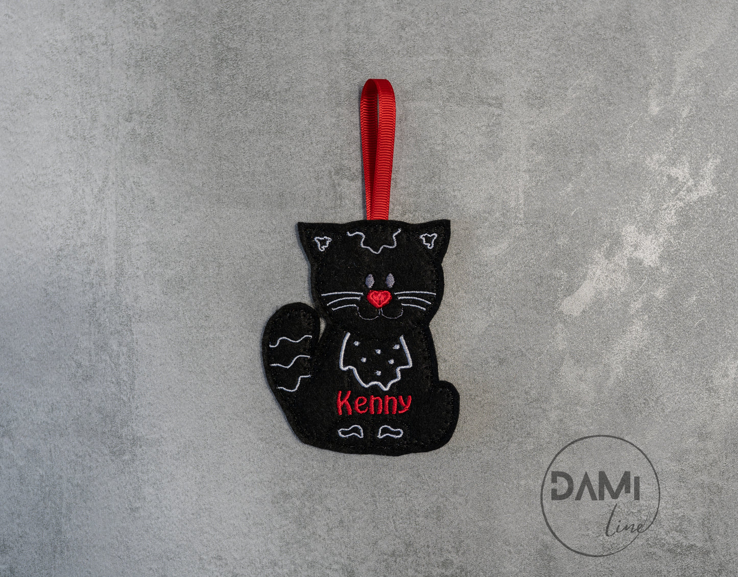 Cat personalised Christmas Decoration