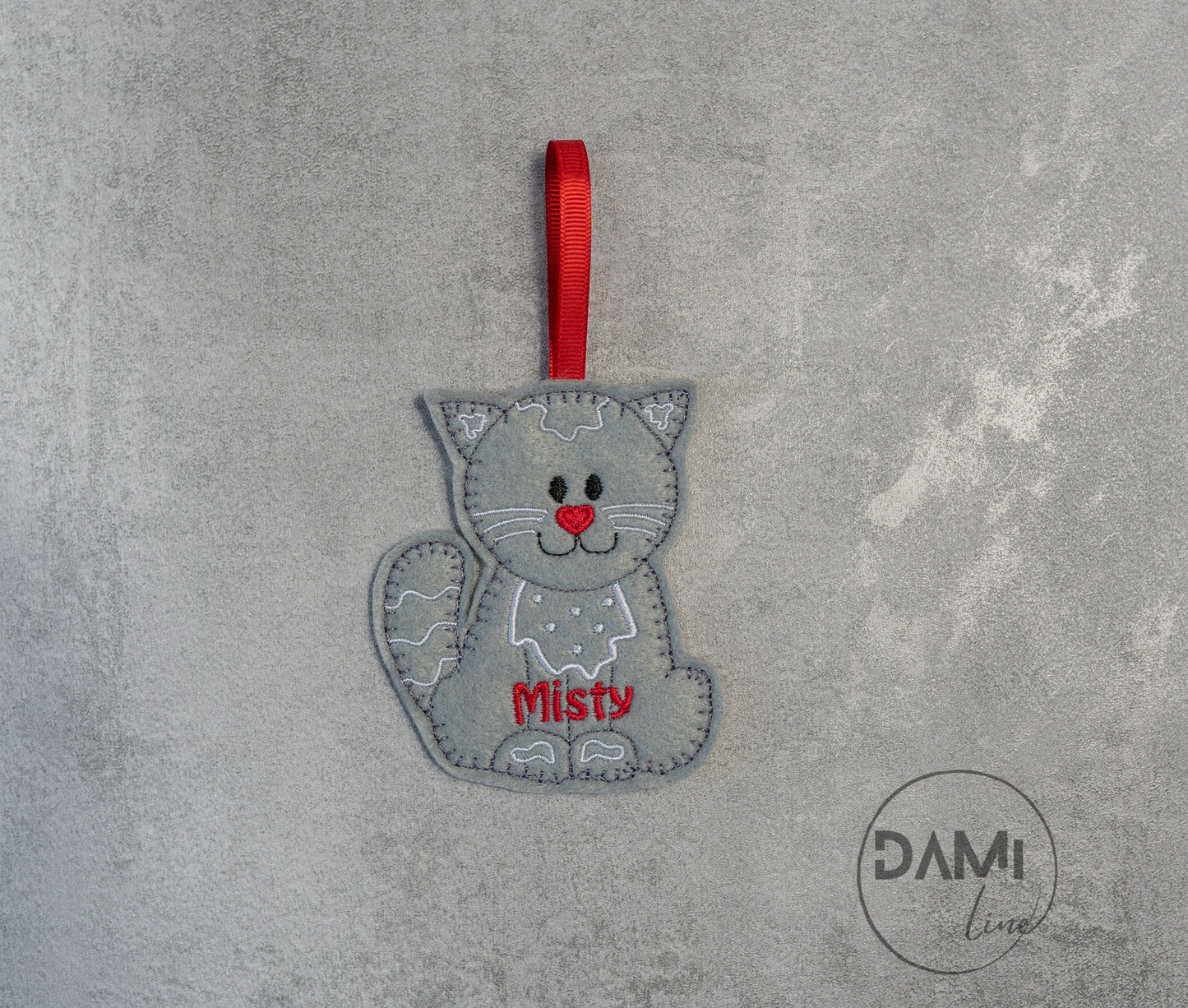 Cat personalised Christmas Decoration