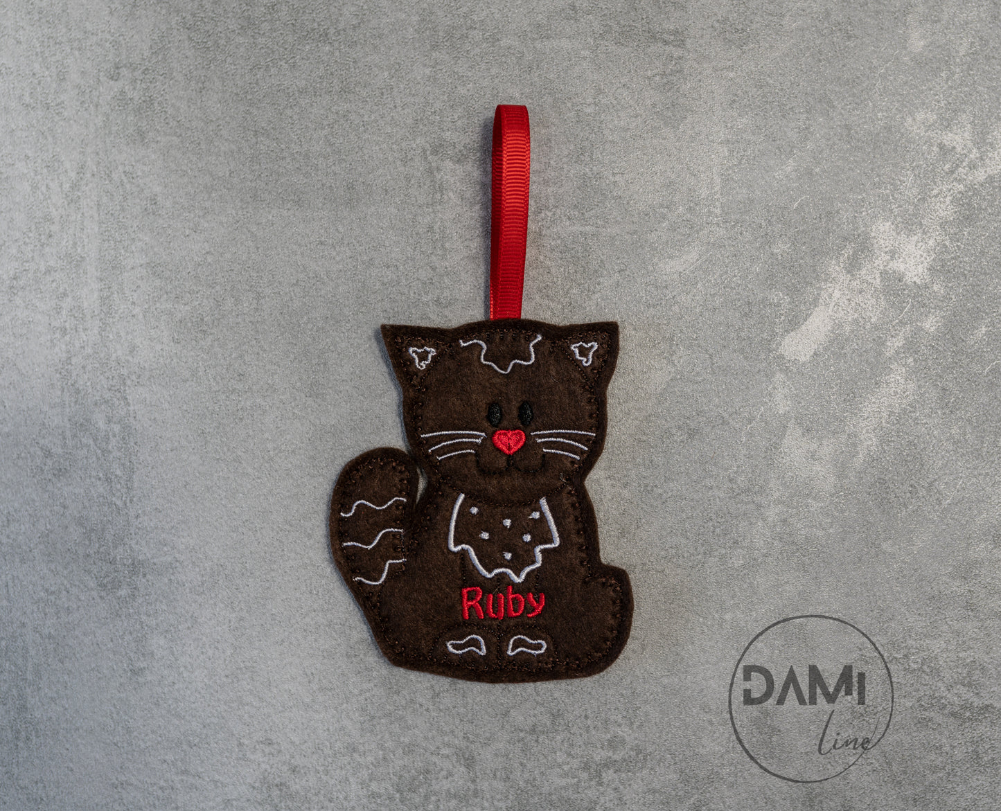 Cat personalised Christmas Decoration