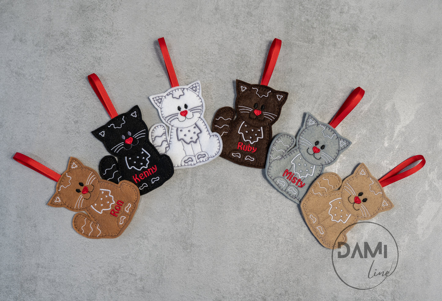 Cat personalised Christmas Decoration